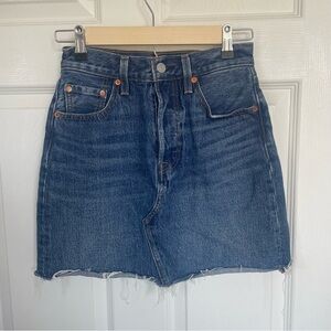 Vintage Levi’s Denim Miniskirt